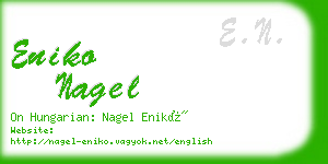 eniko nagel business card